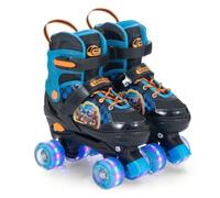 Chicago Skates Glitzy Kids Roller Skates Monster Truck - Adjustable Roller Skates Girls Boys,Light-Up Wheels,Durable Beginner Quad Skates,Front Stopper,Comfortable,Smooth Rolling,Indoor Outdoor,Age 3+