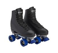 CHICAGO SKATES Men's Classic Roller Skates - Premium Black Quad Rink Skates