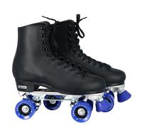 CHICAGO Skates Men's Classic Roller Skates - Premium Black Quad Rink Skates, Black, 12