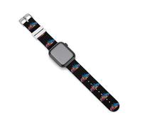 Chicago Skyline Sport Silicone Watch Band Compatible with IWatch Waterproof Replacement Strap for Men Women