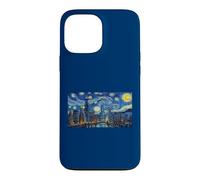 Chicago Skyline Starry Night Vintage Van Gogh Style Case for iPhone 13 Pro Max