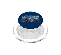 Chicago Skyline Starry Night Vintage Van Gogh Style PopSockets PopGrip for MagSafe