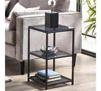 Chicago Smoked Glass Narrow Side Table