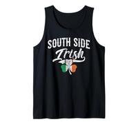 Chicago Southside Irish Flag Lucky Clover St Patrick’s Day Tank Top