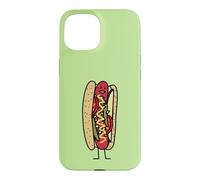 Chicago Style Hot Dog poppy seed bun red tomato pickle onion Case for iPhone 15