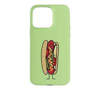 Chicago Style Hot Dog poppy seed bun red tomato pickle onion Case for iPhone 15 Pro Max
