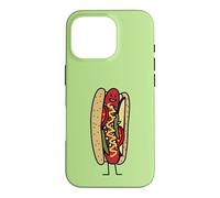 Chicago Style Hot Dog poppy seed bun red tomato pickle onion Case for iPhone 16 Pro
