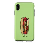Chicago Style Hot Dog poppy seed bun red tomato pickle onion Case for iPhone XS Max