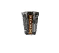 Chicago Theater BLK/WHT Shot Glass