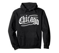 Chicago Tshirt Men Women CG Illinois IL VIntage Retro Pullover Hoodie