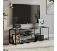 Chicago TV Unit - 140cm - Smoked Glass