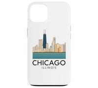 Chicago Windy City Downtown Loop South Side North 312 River Case for iPhone 13