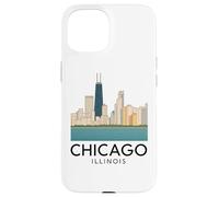 Chicago Windy City Downtown Loop South Side North 312 River Case for iPhone 15