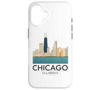 Chicago Windy City Downtown Loop South Side North 312 River Case for iPhone 16