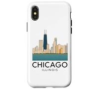 Chicago Windy City Downtown Loop South Side North 312 River Case for iPhone X/XS