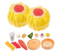 CHICAMPERA 1 set Food Playset of Kitchen Accessories for Pretend Play Realistic Cooking Food Model for Cognitive Learning and Hands Creativity for Birthdays and Special Occasions