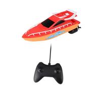 CHICAMPERA 1 Set High Speed Remote Control Speedboat for Electric Boat Plaything for Pools Lakes and Rivers Fun for Outdoor and Indoor Use Red Yellow