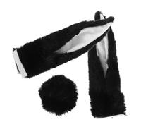 CHICAMPERA 1 Set Plush Rabbit Ears Helmet Decor Detachable Bunny Ear Headband for Motorcycle Electric Bike Stylish Accessory for Female Unique Comfort Charm for Helmets