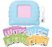 CHICAMPERA 1 Set Talking Flash Cards Bilingual Learning Machine for Preschoolers Engaging Educational for Language Development and Speech Therapy Illustrations with Sounds