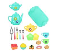 CHICAMPERA 1 Set Tea Set for Simulation Tea Ware Play Set for Imaginative Role Play Enhances Creativity and Hand Eye Coordination
