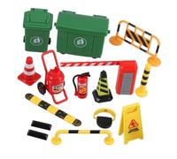 CHICAMPERA 1 Set Traffic Sign Road Block Simulation Playset for Bright Colors for Learning Traffic Safety and Infrastructure for Miniature Landscapes and Creative Play