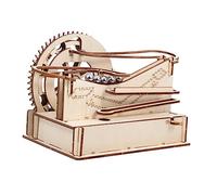 CHICAMPERA 1 Set Wooden Great Wall Marble Run Puzzle Educational Rolling Beads Labyrinth Plaything for Enhances Logic Thinking and Creativity Safe and Design