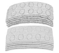 CHICAMPERA 10 Sheets of Pedicure Sanding Discs Oval Nail Exfoliating Grinding Pads Practical Electric Polishing Pads for Removing Dead Skin and Nail Art