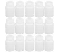CHICAMPERA 100pcs 50ml White Plastic Pill Dispenser Bottles with Secure Sealing and Leakproof Design, Portable Medication Storage Containers for Daily Use and Travel