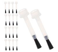 CHICAMPERA 100pcs Brush Replacement Gel Polish Bottle Brush 1.77x0.43x0.43in Even Application Comfortable Grip for DIY Nail Art Enthusiasts Professional Nail Technicians