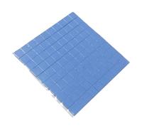 CHICAMPERA 100pcs Thermal Silicone Pads 10x10x0.1mm CPU Gpu Heat Conduction Cooling Mat Computer Internal Components for Laptop and Desktop Cooling