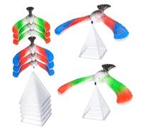 CHICAMPERA 10pcs Balanced Eagle Bird Educational Science Props Balance Birds for Parties Rewards Playtime Random Color