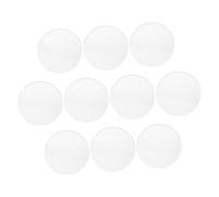CHICAMPERA 10pcs Biconvex Light Blocking Replacement VR Glasses Lens for Virtual Reality Durable Easy Installation Compatible with VR Headsets