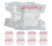 CHICAMPERA 10pcs Doll Nappies Accessories for Pretend Play Safe Diapers for Dolls Vivid Dress Up to Enhance Imaginative Play and Skill Development