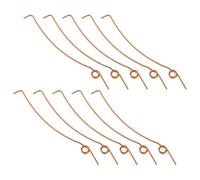 CHICAMPERA 10pcs Metal Piano Springs for Upright Keyboard Piano Repair and Replacement, Sturdy Mechanical Springs with Golden Finish, Resist Deformation and Easy Installation