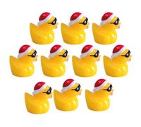 CHICAMPERA 10pcs Mini Sunglasses Duck Decoration Resin Miniature Figurines Tiny Ducks for Fairy Garden Accessories and Bonsai Decorations