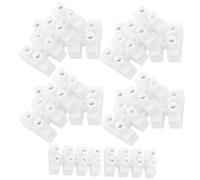 CHICAMPERA 10pcs Pin Quick Connect Wire Connectors Kit Fireproof Terminal Blocks Plated Screws Anti-slip High Conductivity Electrical Cable Connectors for Safe Fast Wiring