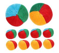 CHICAMPERA 10pcs Pumpkin Shaped Bean Bags for Outdoor Toss Games Cloth Throwing for Students Fun Portable Sandbag for Active Play
