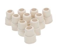 CHICAMPERA 10pcs Reusable Wine Corks Rubber Bottle Sealing Caps and Cork Bottle Stopper for Beer and Wine in White Sturdy Longterm Use Rubber Stoppers for Oktoberfest at Homes and Bars