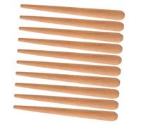 CHICAMPERA 10pcs Wooden Percussion Instrument Boys and Girls Rhythm Sticks Guiro Sticks for Music Learning