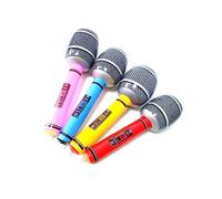 CHICAMPERA 12Pcs Inflatable Microphones PVC Material Pool Inflatables for Swimming Pool Beach Parties Birthday Party Favors Random Colors Random Color
