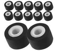 CHICAMPERA 12pcs Pinch Roller for Radio and Video Recorders Bearing Rollers for Cassette Machines Practical Replacement Parts for Recording Devices