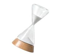 CHICAMPERA 15-minute Glass Hourglass Timer Sand Clock for Desktop Decoration and Focus Enhancement, Creative Stylish Sand Timer and Home Accessories
