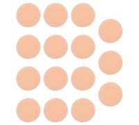 CHICAMPERA 15pcs Rounded Cotton Powder Applicators for Face Grip Powder Well and Smooth out Narrower Parts Suitable for Home and Salon Use