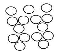 CHICAMPERA 15pcs Trumpet Rubber Slide Rings Noise Reduction Tuning Slide Protection Pads for Trumpet Cornet Instrument Accessories Elastic Replacement