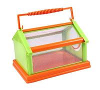 CHICAMPERA 1Pc Critter Cage Magnifying Box for Educational Insect Viewer with Lenses Portable Bug Collector with Breathing for Outdoor Exploration and Nature Study