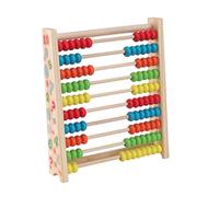 CHICAMPERA 1Pc Educational Wooden Abacus for Gear Rack Math Counting Beads for Early Learning and Skill Development Boys