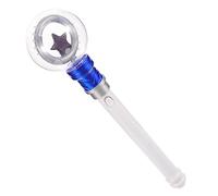 CHICAMPERA 1Pc LED Flashing Glow Stick Handheld Night Light Wand for Parties Festivals Events Fun Neon Prop for Adults Easy to Use No Batteries Included