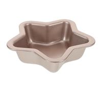 CHICAMPERA 1pc Rose Gold Star Shape Cake Mold Carbon Steel Non-Stick Baking Mould for Home Pudding Bread DIY Baking Tool