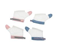 CHICAMPERA 2 Pairs Baby Hand Corrector Gloves Stop Thumb Sucking Infant Mittens Breathable Mesh Design Nylon Material Reusable for Infant 6-22.5 Kg