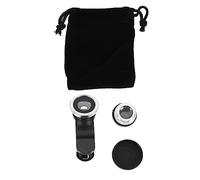 CHICAMPERA 2 Sets Clip Fish Eye Wide Angle Macro Phone Camera Kit Multifunctional Cell Phone for Stunning Landscape Travel Photography Silver